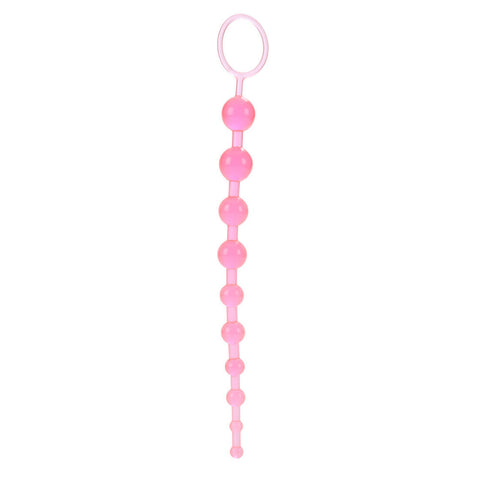 X10 Anal Beads Silicone Graduated Pleasure Toy For Couples Pink > Anal Range > Anal Beads