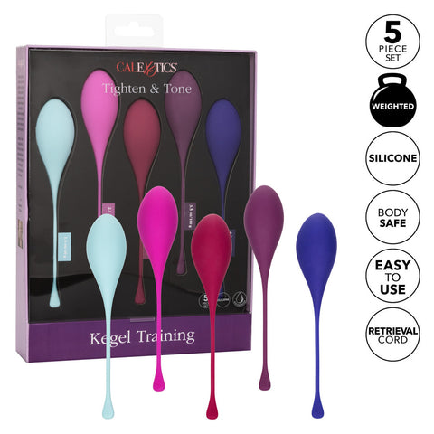 Tighten And Tone Kegel Trainer 5 Piece Pelvic Set Exercise > Sex Toys For Ladies > Kegel Exercise