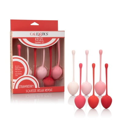 Kegel Training Set Strawberry Default Title > Sex Toys For Ladies > Kegel Exercise