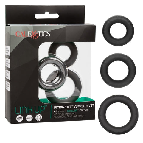 Link Up Ultra Soft Supreme Cock Ring Set Default Title COCK RING Set