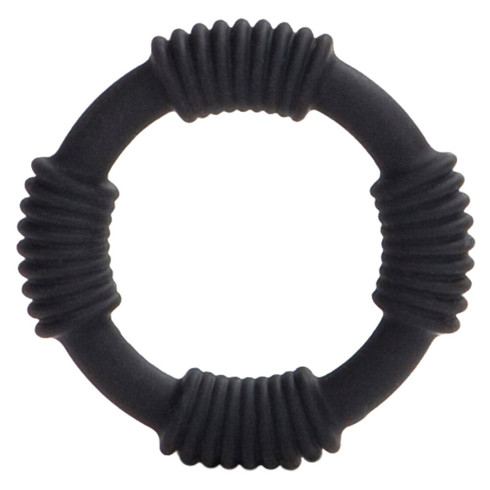 Hercules Silicone Cock Ring Black COCK RINGS