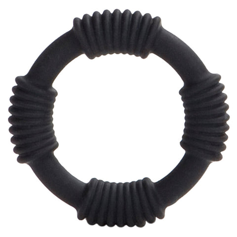 Hercules Silicone Cock Ring Black COCK RINGS