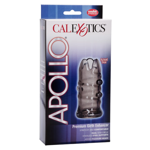 Apollo Premium Girth Enhancer Sleeve Smoke 3.5 Inch > Sex Toys For Men > Penis Sleeves