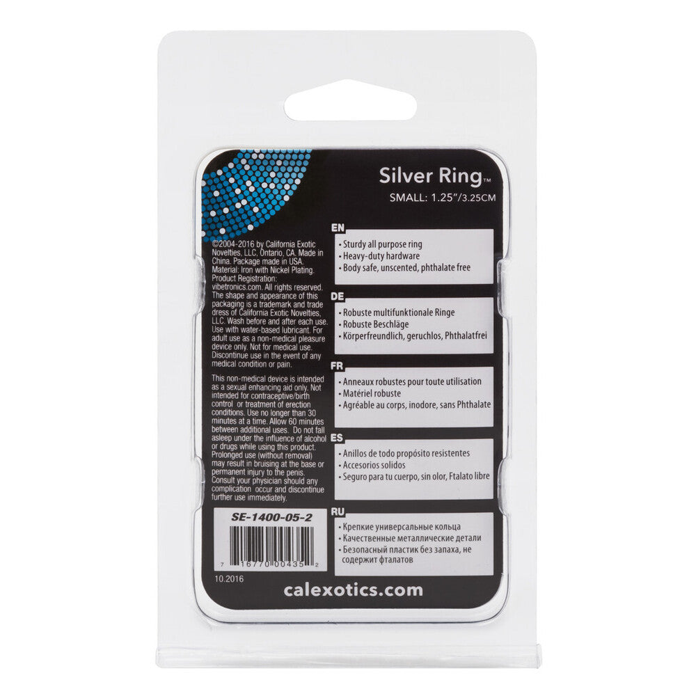 Silver Ring Penis Ring Small COCK RINGS
