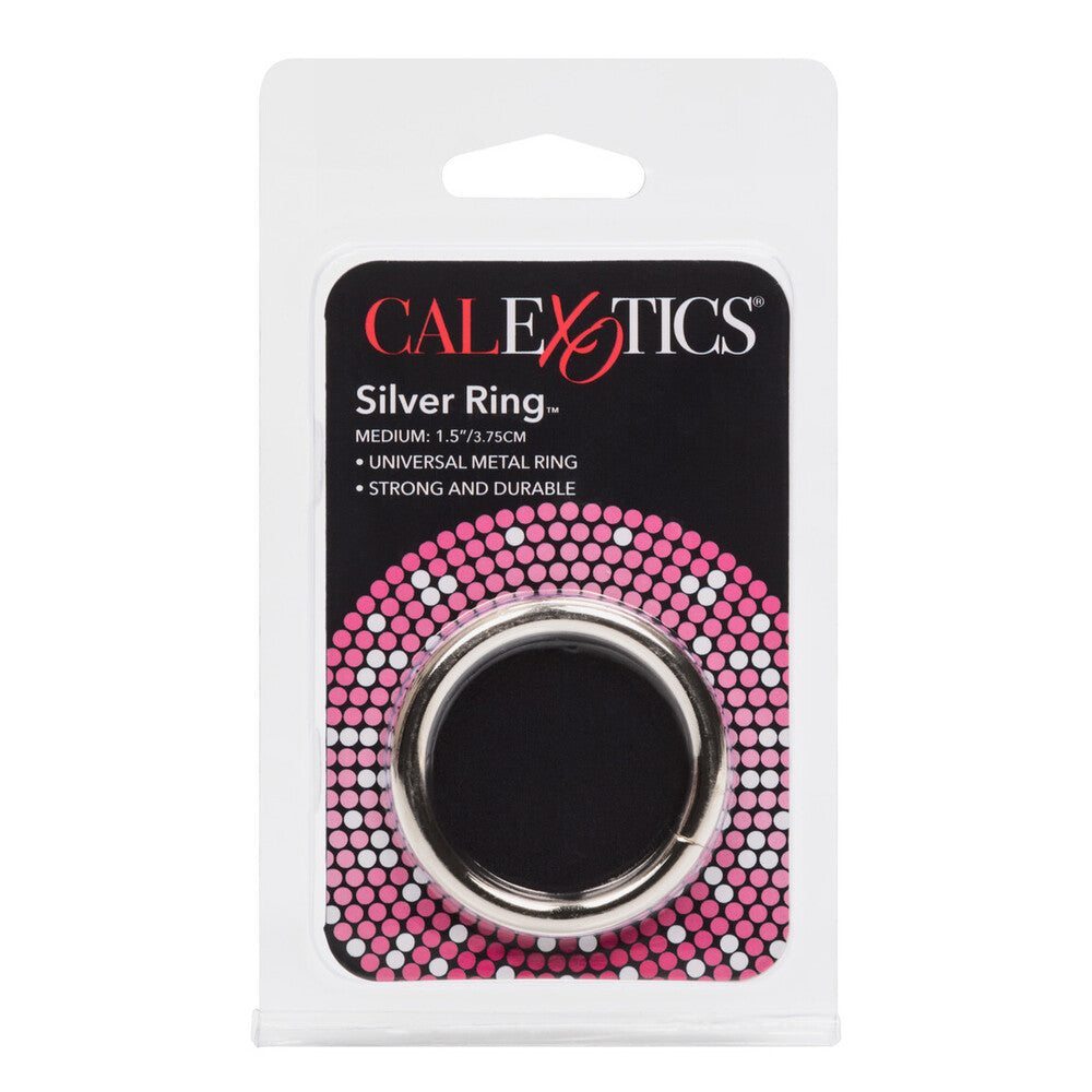 Medium Silver Cock Ring > Sex Toys For Men > Love Rings