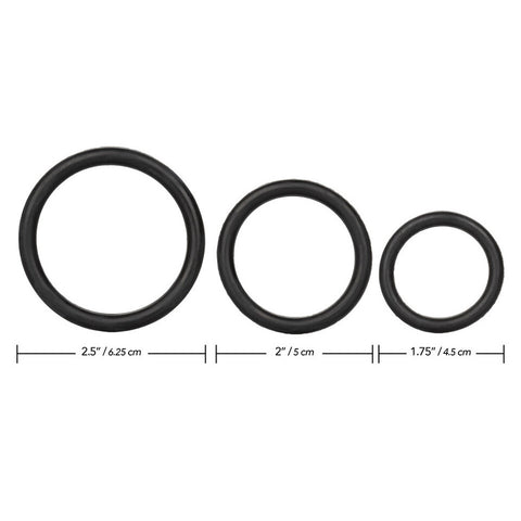 3 Piece Rubber Ring Set COCK RING Set