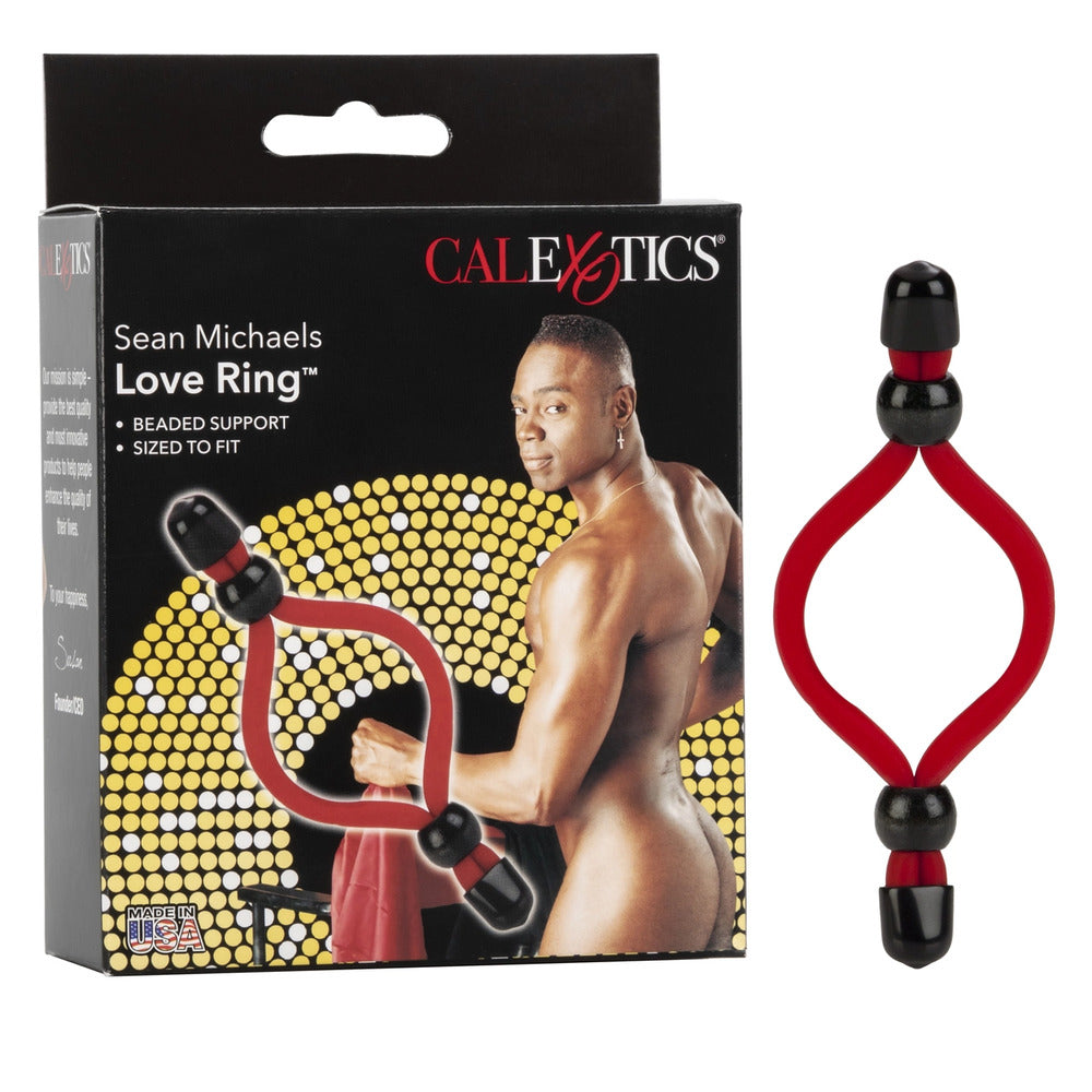 Sean Michaels Adjustable Love Ring Silicone Enhancer COCK RINGS