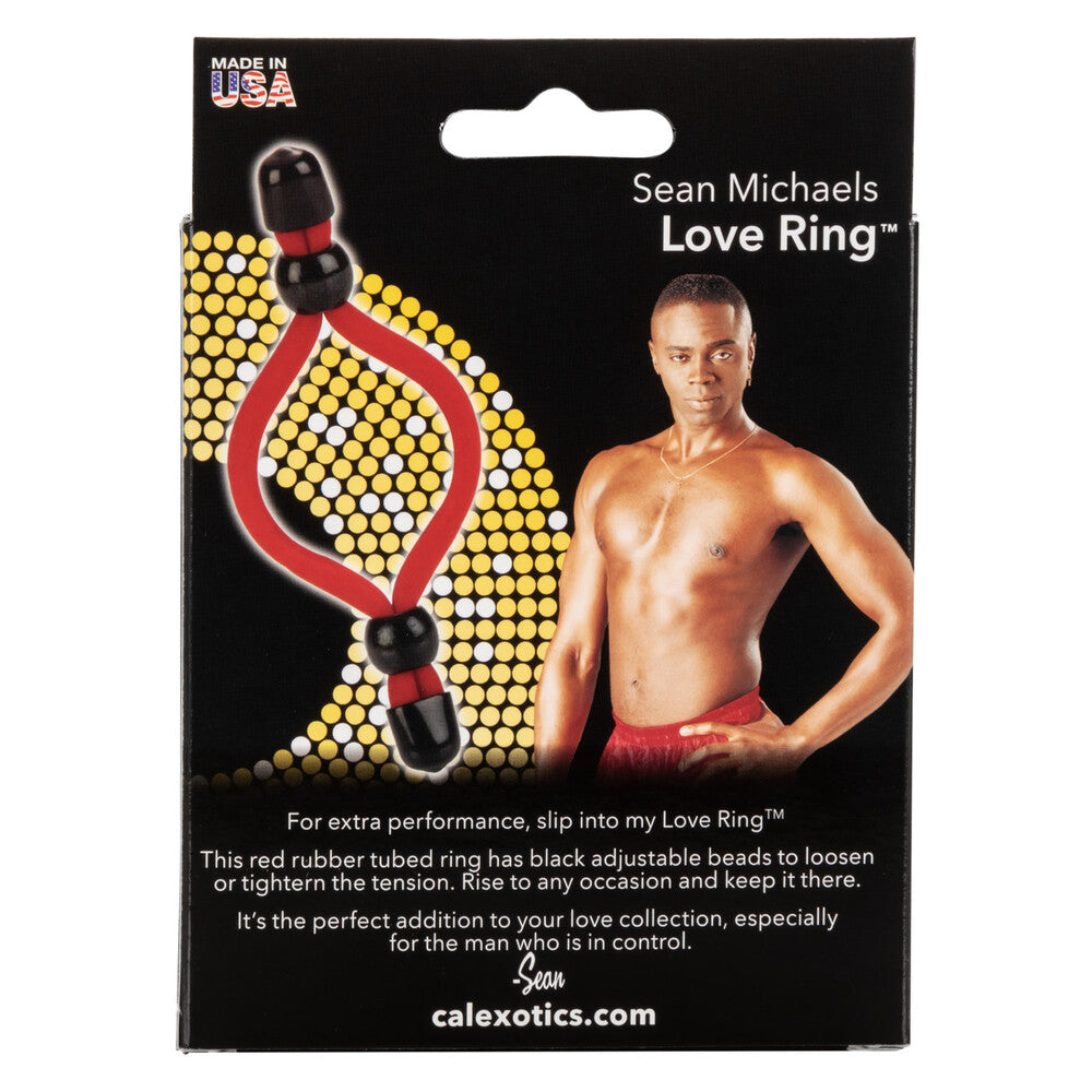 Sean Michaels Adjustable Love Ring Silicone Enhancer COCK RINGS