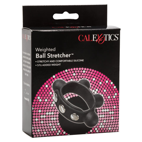 Weighted Ball Stretcher Cock Ring Silicone Comfort Fit Ball Stretcher