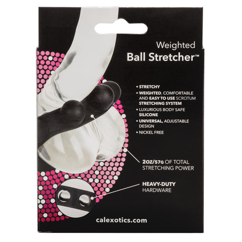Weighted Ball Stretcher Cock Ring Silicone Comfort Fit Ball Stretcher