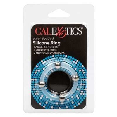 Steel Beaded Silicone Ring Large COCK RINGS