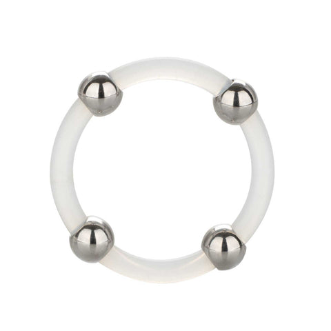 Steel Beaded Silicone Cock Ring XL Default Title > Sex Toys For Men > Love Rings