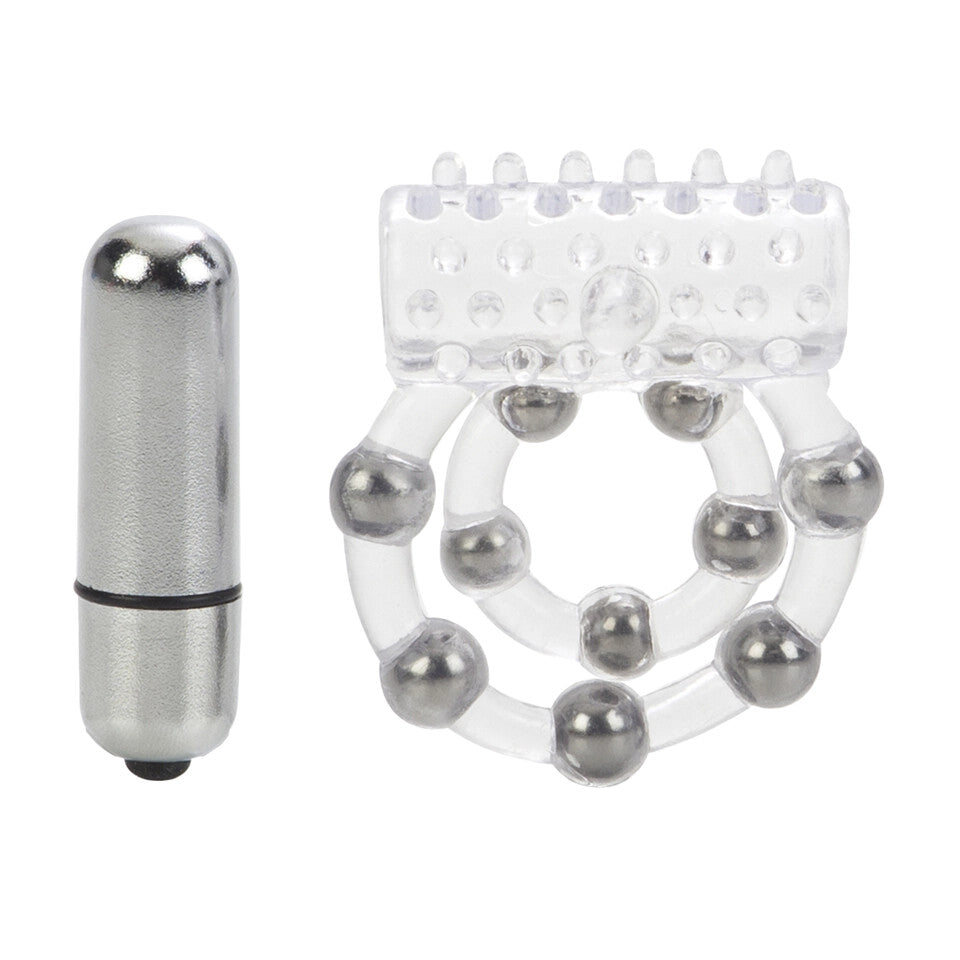 10 Bead Maximus Cock Ring Clear COCK RINGS