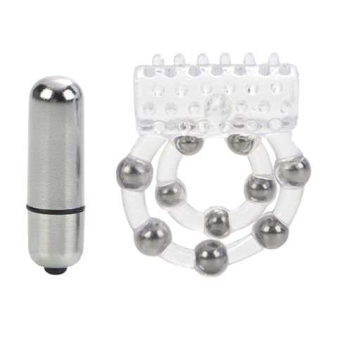 10 Bead Maximus Cock Ring Clear COCK RINGS
