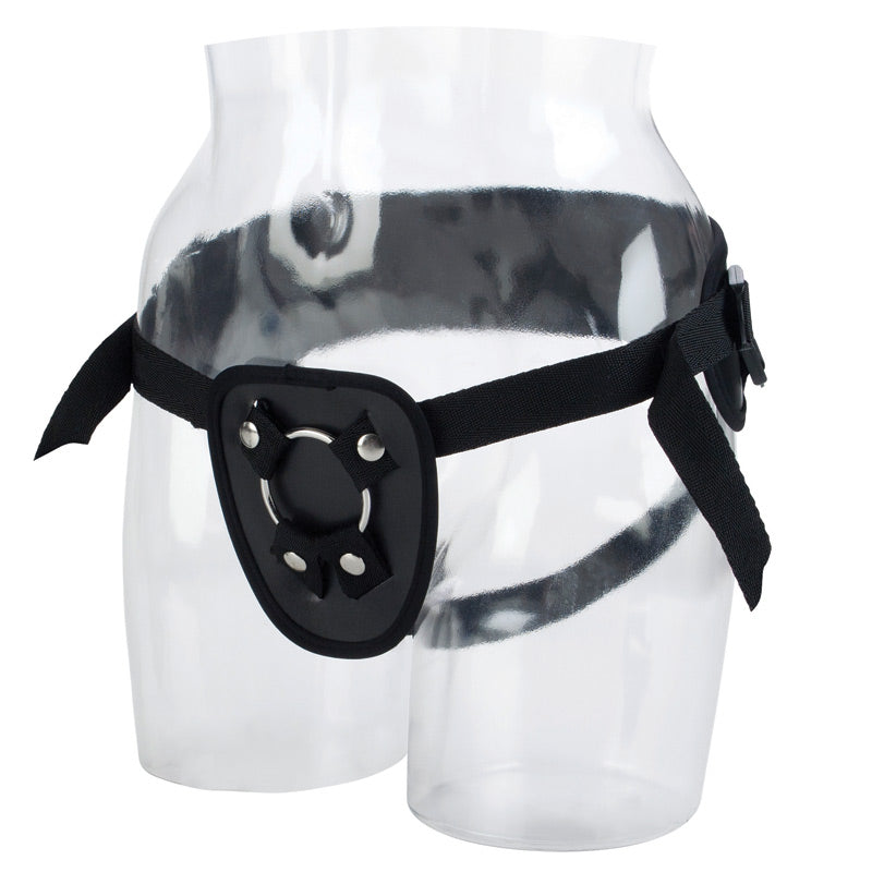 Universal Love Rider Adjustable Strap On Harness Black Black Harnesses & Strap-Ons