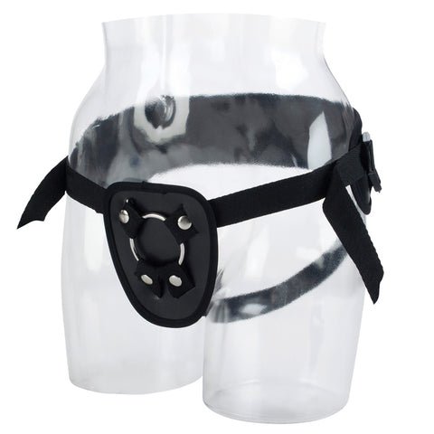 Universal Love Rider Adjustable Strap On Harness Black Black Harnesses & Strap-Ons