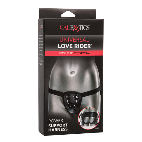 Universal Love Rider Adjustable Strap On Harness Black Harnesses & Strap-Ons