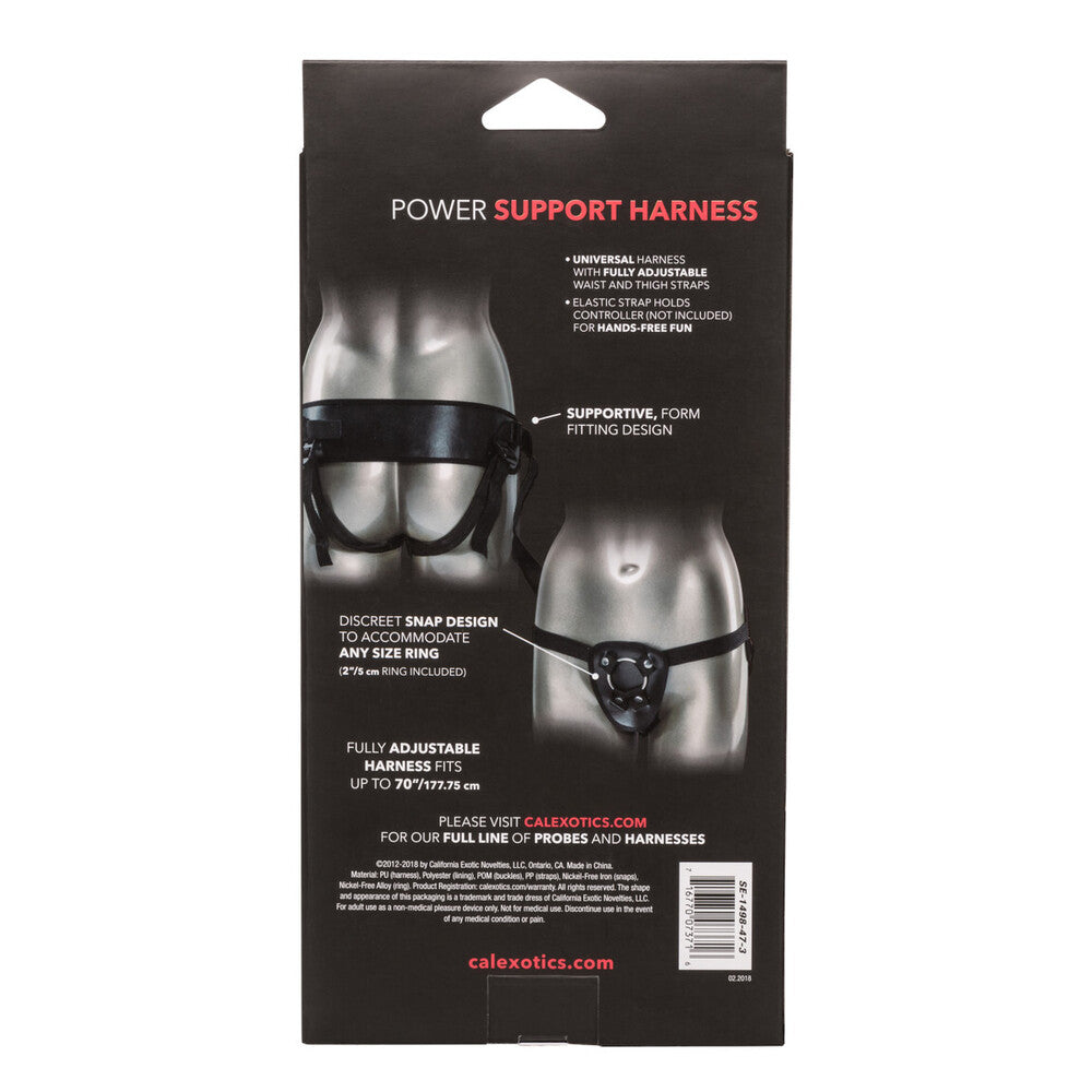 Universal Love Rider Adjustable Strap On Harness Black Harnesses & Strap-Ons