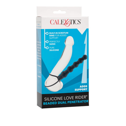 Love Rider Beaded Dual Black Penetrator Anal Toys & Stimulators
