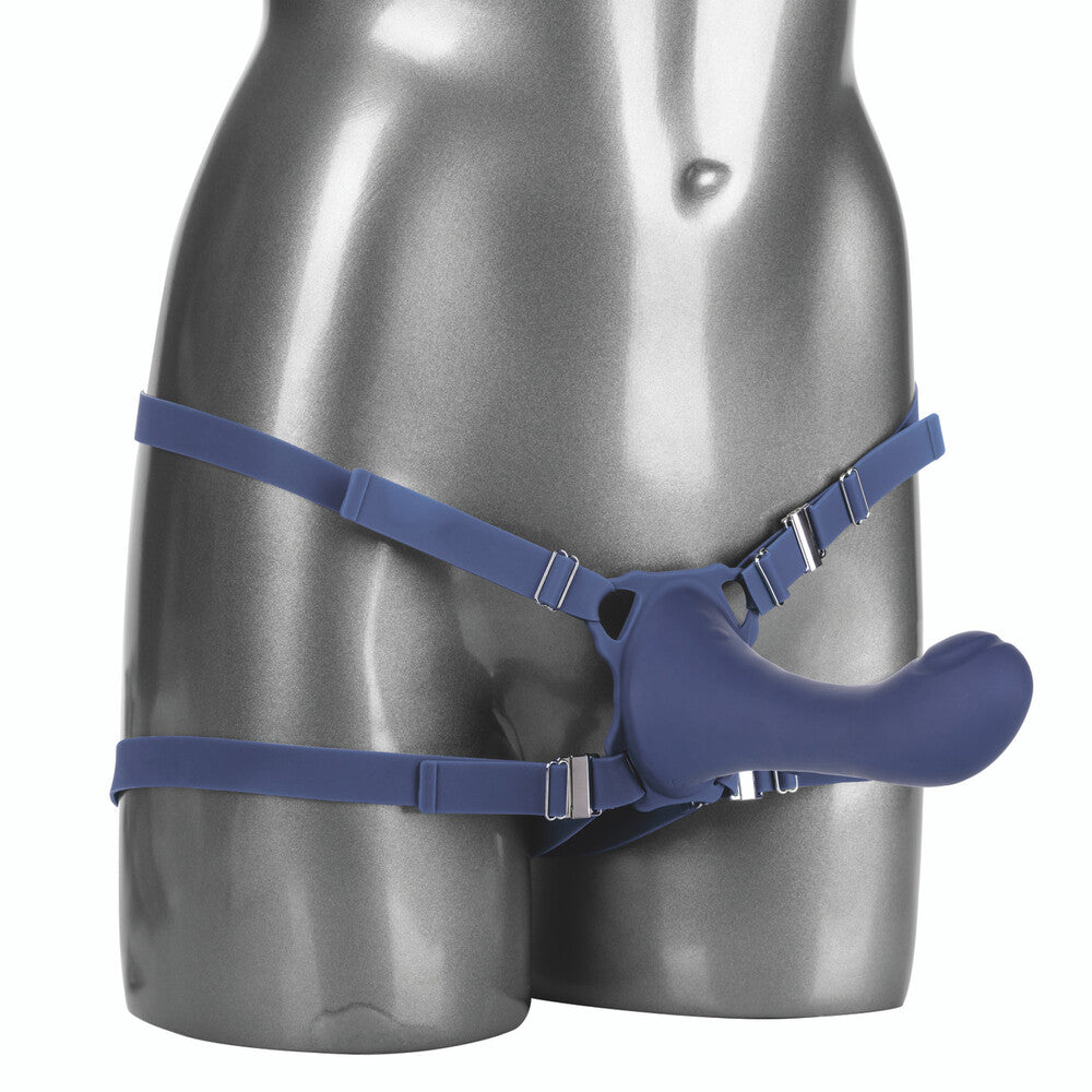 Her Royal Harness Me2 Thumper Strap On With Rechargeable Vibe Default Title > Realistic Dildos and Vibes > Strap on Dildo