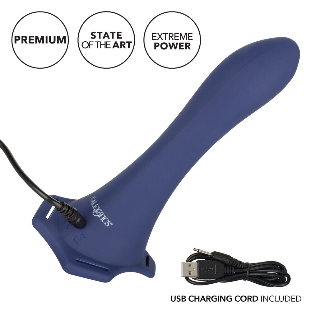 Her Royal Harness Me2 Thumper Strap On With Rechargeable Vibe > Realistic Dildos and Vibes > Strap on Dildo