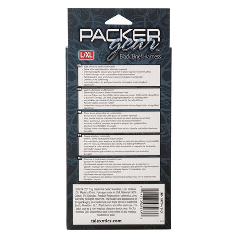 Packer Gear Brief Harness Large to Xtra Large Bodyforms