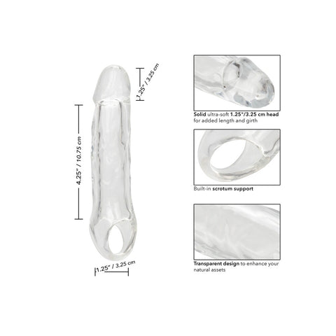 CalExotics Performance Maxx Clear Extension 5.5 Inches Penis Extension & Sleeves