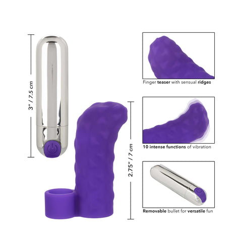 Intimate Play Purple Rechargeable Finger Teaser Finger Stimulator