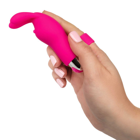 Intimate Play Pink Rechargeable Bunny Finger Vibrator Finger Stimulator