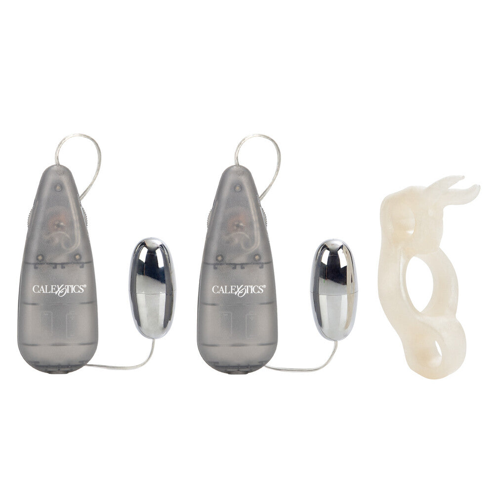 Rocking Rabbit Duo Vibrating Silicone Cock Ring > Sex Toys For Men > Love Ring Vibrators