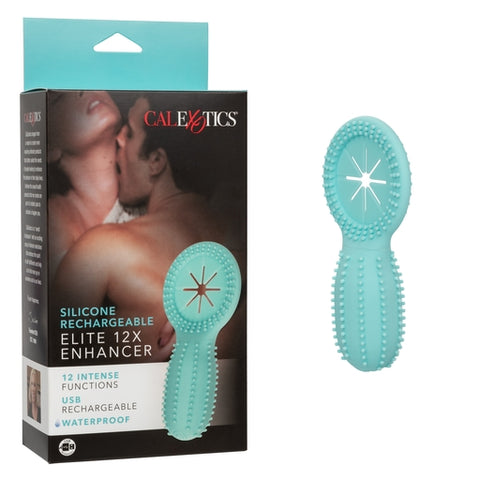 Elite 12X Enhancer Rechargeable Cock Ring Default Title > Sex Toys For Men > Love Ring Vibrators