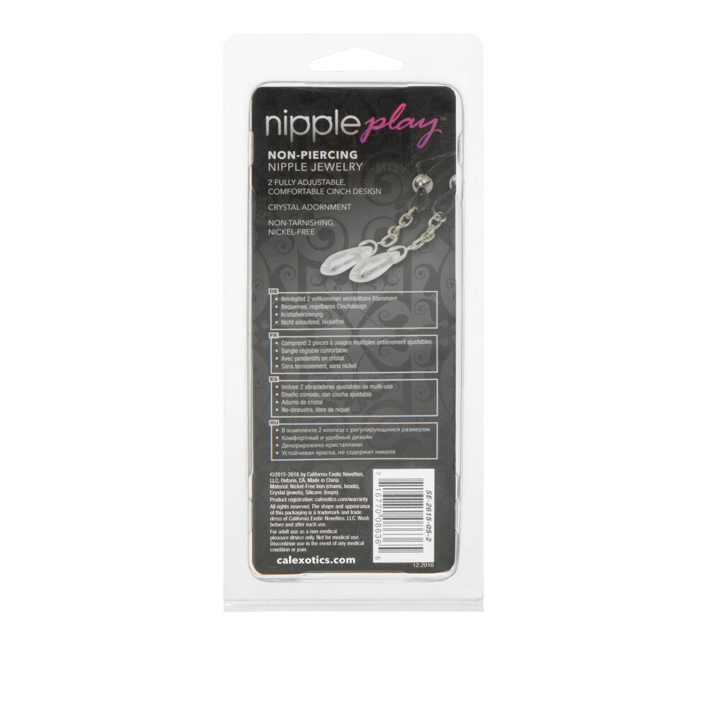 Nipple Play NonPiercing Nipple Jewellery Crystal > Clothes > Body Jewellery