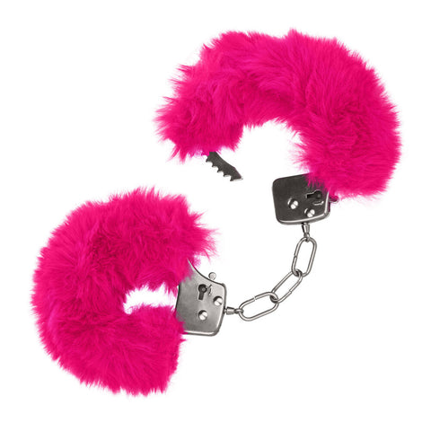 Ultra Fluffy Pink Furry Handcuffs For Couples Bondage > Bondage Gear > Restraints