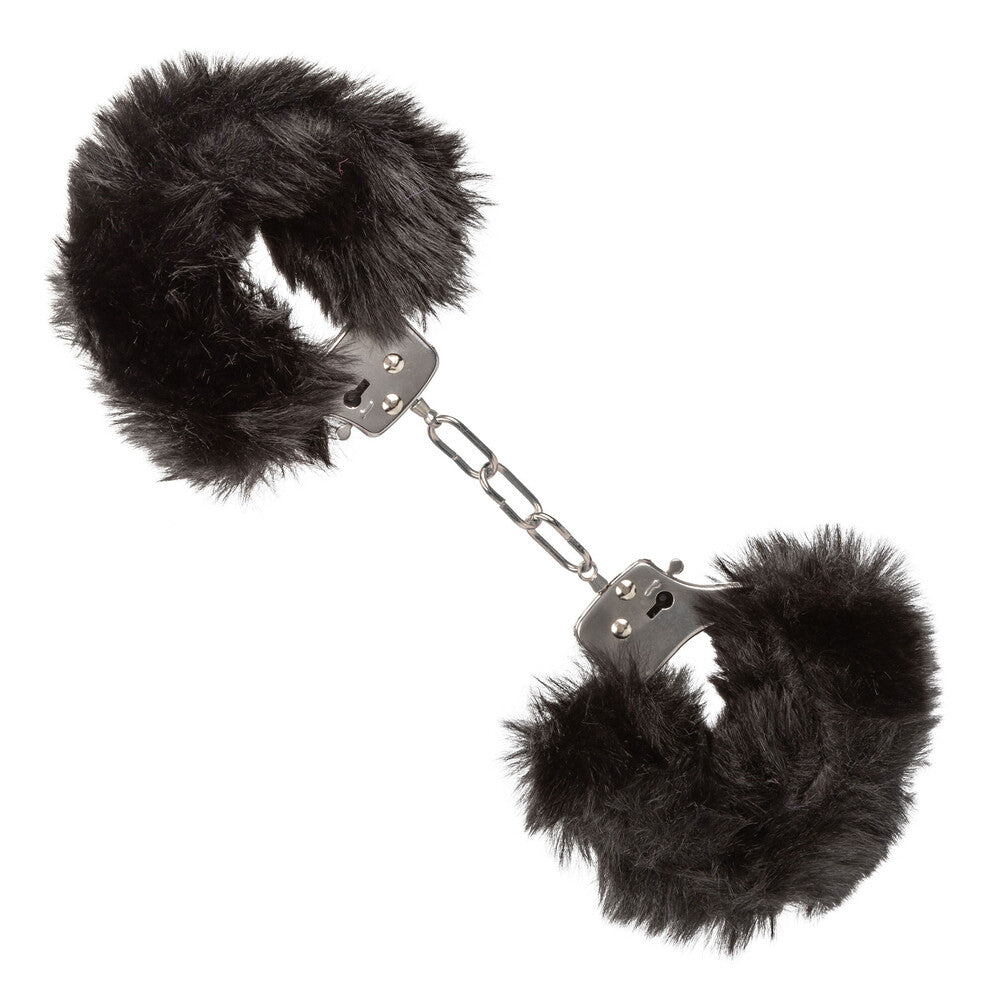 Ultra Fluffy Black Furry Bondage Cuffs For Couples Play Default Title > Bondage Gear > Restraints