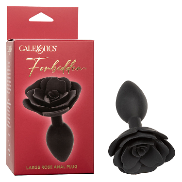 CalExotics Forbidden Large Rose Anal Plug Default Title > Anal Range > Tail Butt Plugs