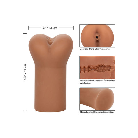 Boundless Anus Masturbator Flesh Brown > Sex Toys For Men > Masturbators