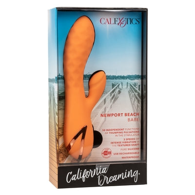 Rechargeable Newport Beach Babe Textured Sleek Vibrator Default Title VIBRATORS-RABBIT