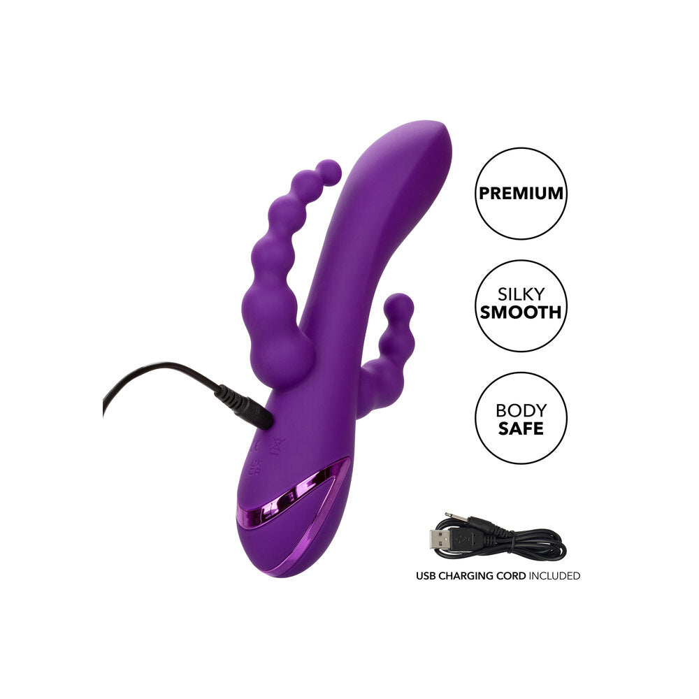 California Dreaming Long Beach Bootylicious Vibrator VIBRATORS-RABBIT-MULTI