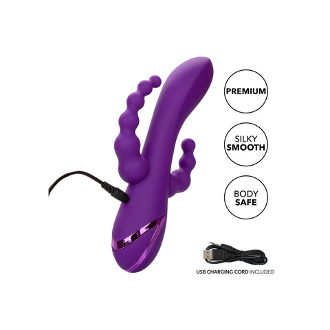 California Dreaming Long Beach Bootylicious Vibrator VIBRATORS-RABBIT-MULTI