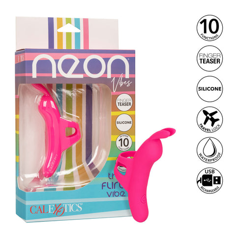 Neon Vibes The Flirty Vibe Finger Teaser Finger Stimulator