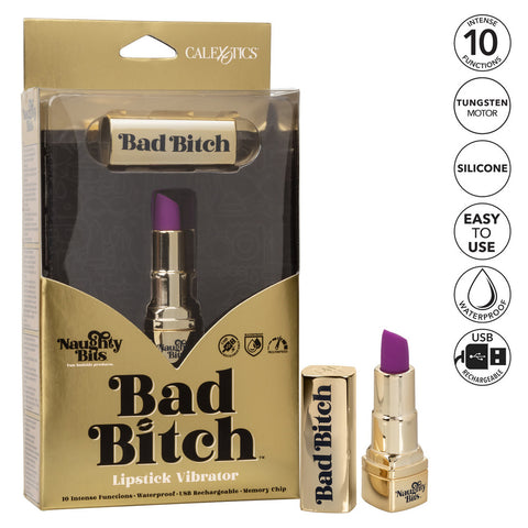 Naughty Bits Bad Bitch Rechargeable Lipstick Vibrator BULLETS