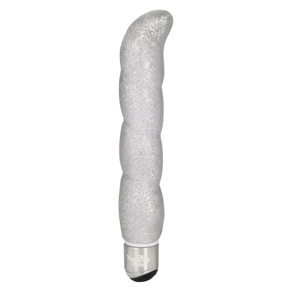 Naughty Bits Screwnicorn Majestic GSpot Vibrator Silver Vibrators