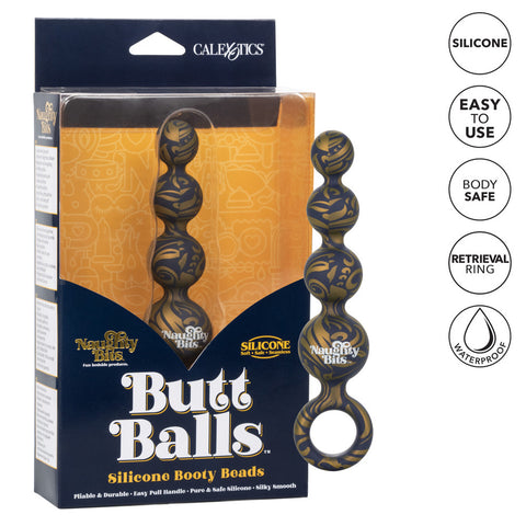 Naughty Bits Butt Balls Silicone Booty Beads > Anal Range > Anal Beads