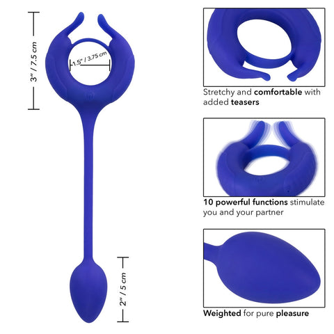 Admiral Weighted Cock Ring and Egg > Anal Range > Vibrating Buttplug