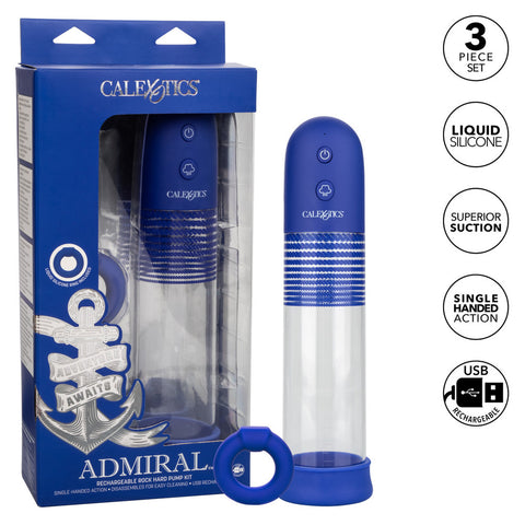 Admiral Rechargeable Pump Kit PUMPS Male Electric
