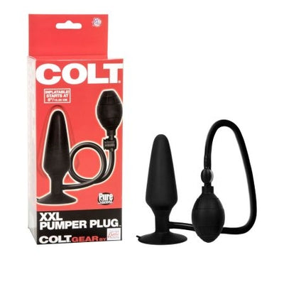 Colt XXL Pumper Plug – Inflatable Silicone Anal Plug with Squeeze Bulb and Quick Release Valve > Anal Range > Tunnel and Stretchers