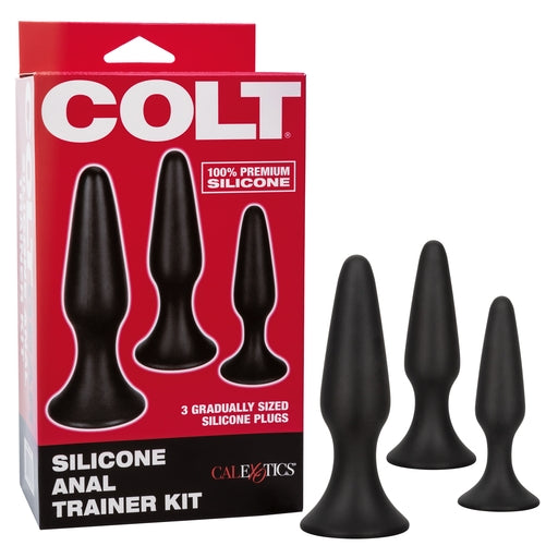 Colt Anal Trainer Kit – Graduated Silicone Anal Plug Set > Anal Range > Butt Plug Kits