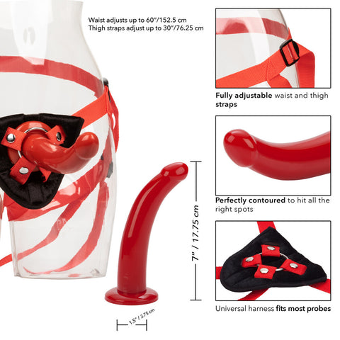 Sophias Red Rider Strap On Dildo Harnesses & Strap-Ons