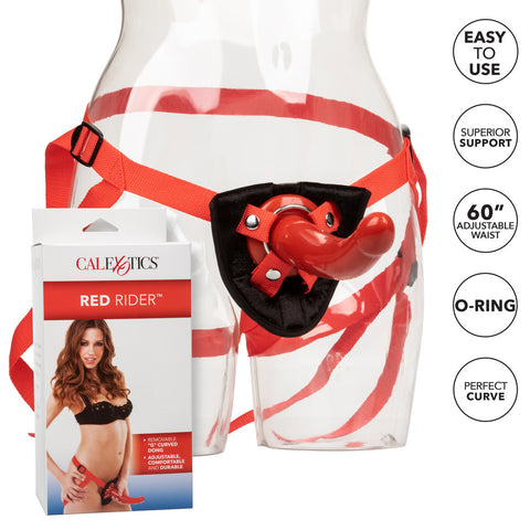 Sophias Red Rider Strap On Dildo Harnesses & Strap-Ons