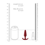 Beginners Size Slim Butt Plug (Red) – Slim Butt Plug > Anal Range > Butt Plugs